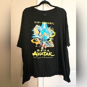 Avatar the last airbender plus size graphic tshirt 2x